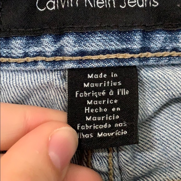 Size 2 Calvin Klein Light Wash Bootcut Jeans - Picture 5 of 10